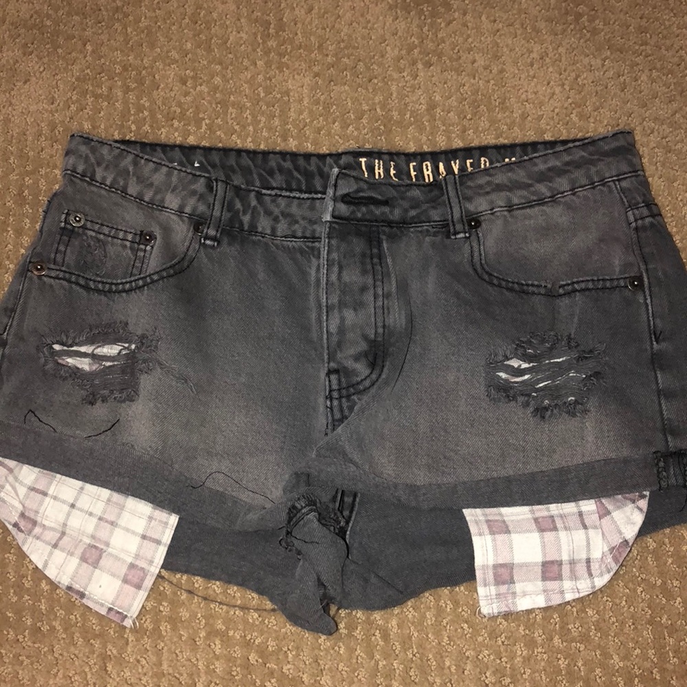Denim shorts